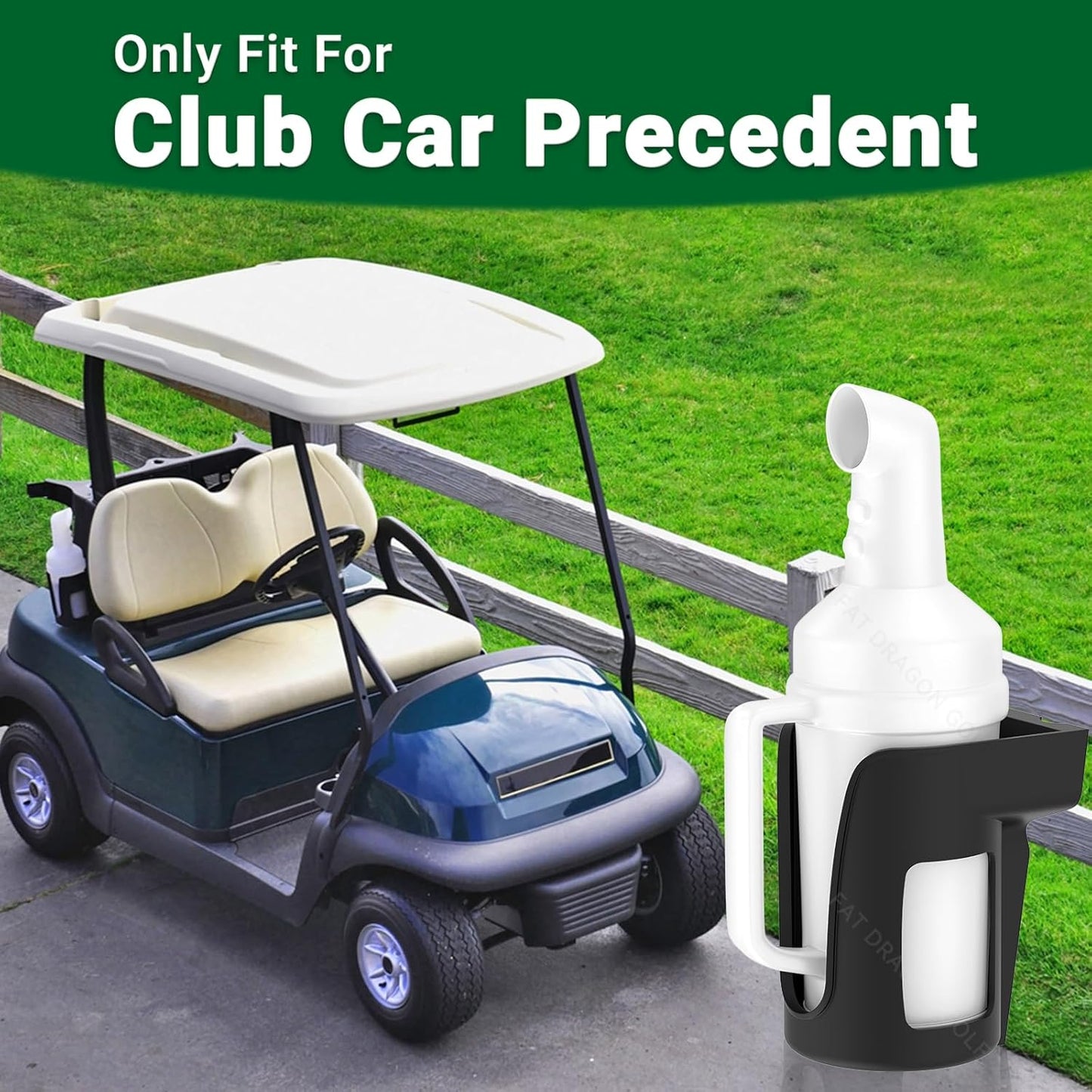 Panglong Precedent Golf Cart Sand Bottle with Handle 1Pcs or 2Pcs, Divots Filler Sand & Seed Bottle with Rattle Proof Holder