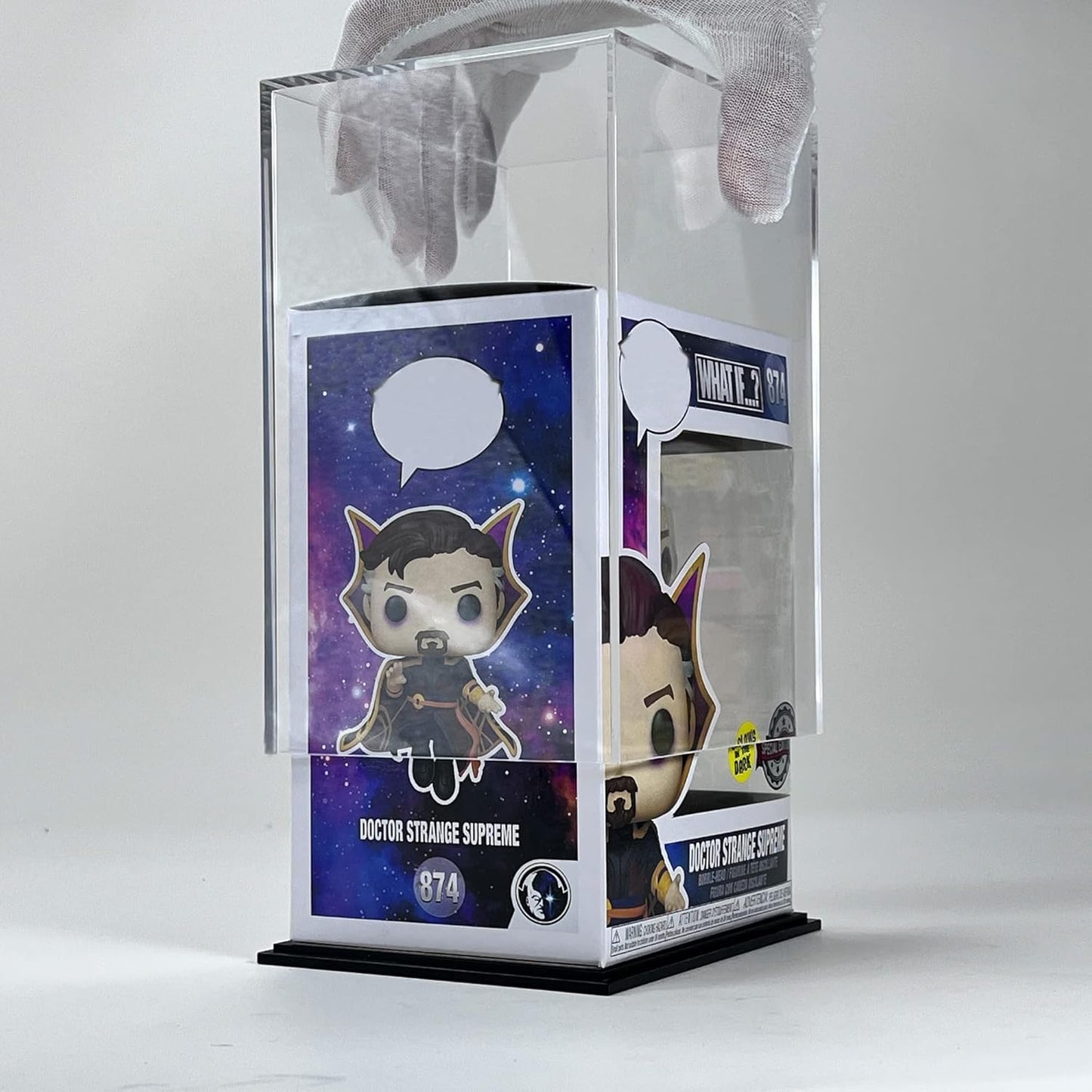 Clear Acrylic Pop Protector Compatible with Funko POP! 4 Inch Figurine, Dustproof Acrylic Display Case for Exclusive Collectible Vinyl Figures