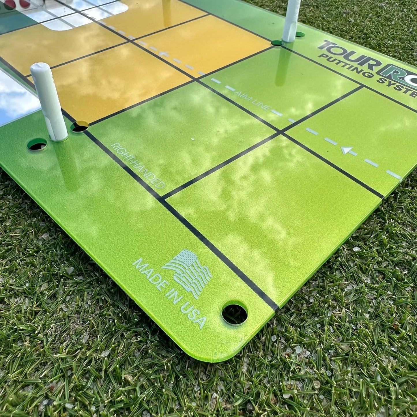 EyeLine Golf Putting Mirror - Alignment Training Aid Used by Top Tour Pros for Consistent Setup, Checks Eyes-Shoulders-Putter Face for Improved Accuracy, Indoor-Outdoor Practice