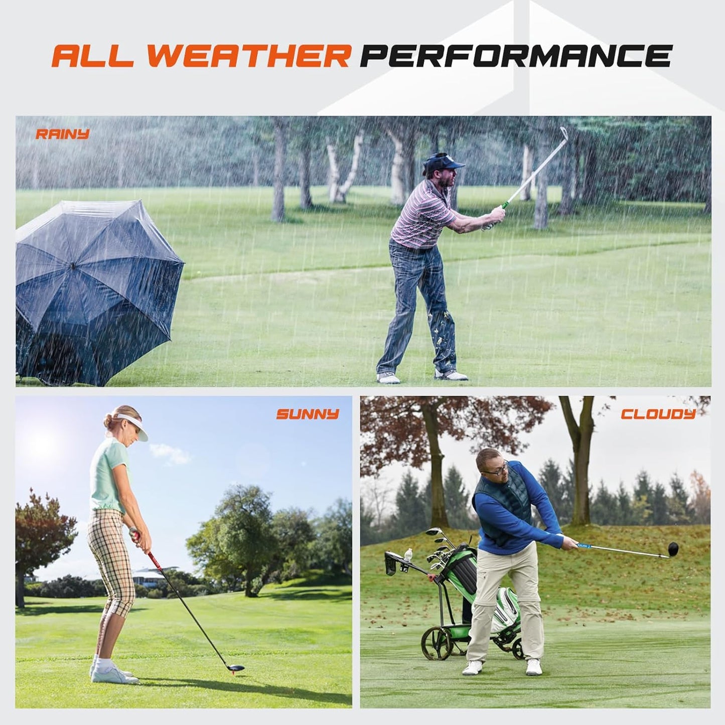 Cross Corded Golf Grips 13 Pack, Low Taper Design, Choose from 13 Grips or 13 Grips with All Kits, 3 Sizes 5 Colors Options, Multi-compound Hybrid Golf Club Grips, CG01 Series