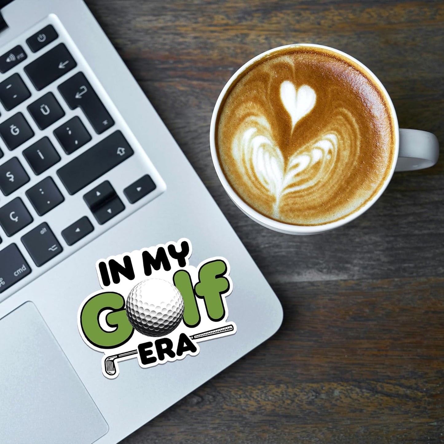 Golf Sticker 8 Pcs (Large Size) Vinyl Stickers Laptop Waterproof Decal for Car Bumper Water Bottle Notebook Luggage Window Party Birthday Decorations - Size 4 Inches