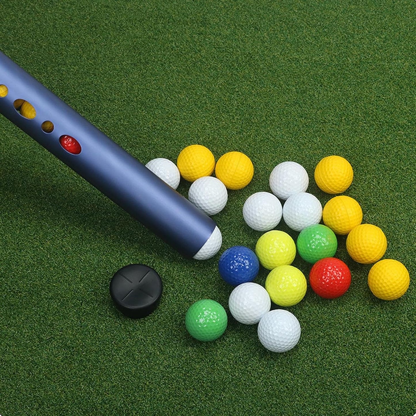 Golf Ball Retriever Shag Tube Golf Ball Picker Upper Tube Convenient Portable Golfing Supplies Lightweight Balls Collector
