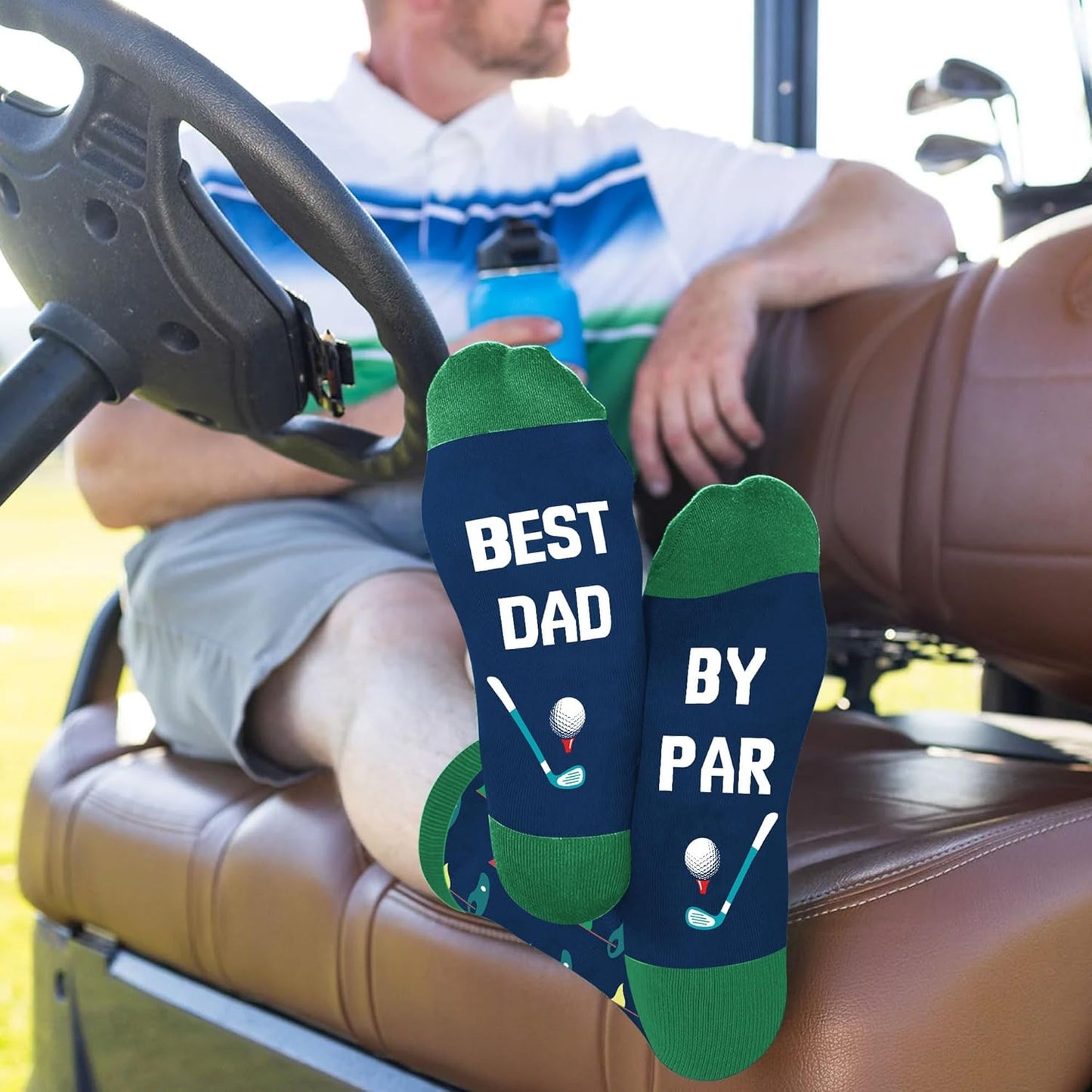 VICRAZY Golf Gifts for Men, Women - Golf Accessories, Golf Socks for Dad, Mom - Funny gift, Christmas Gifts, Stocking Stuffer
