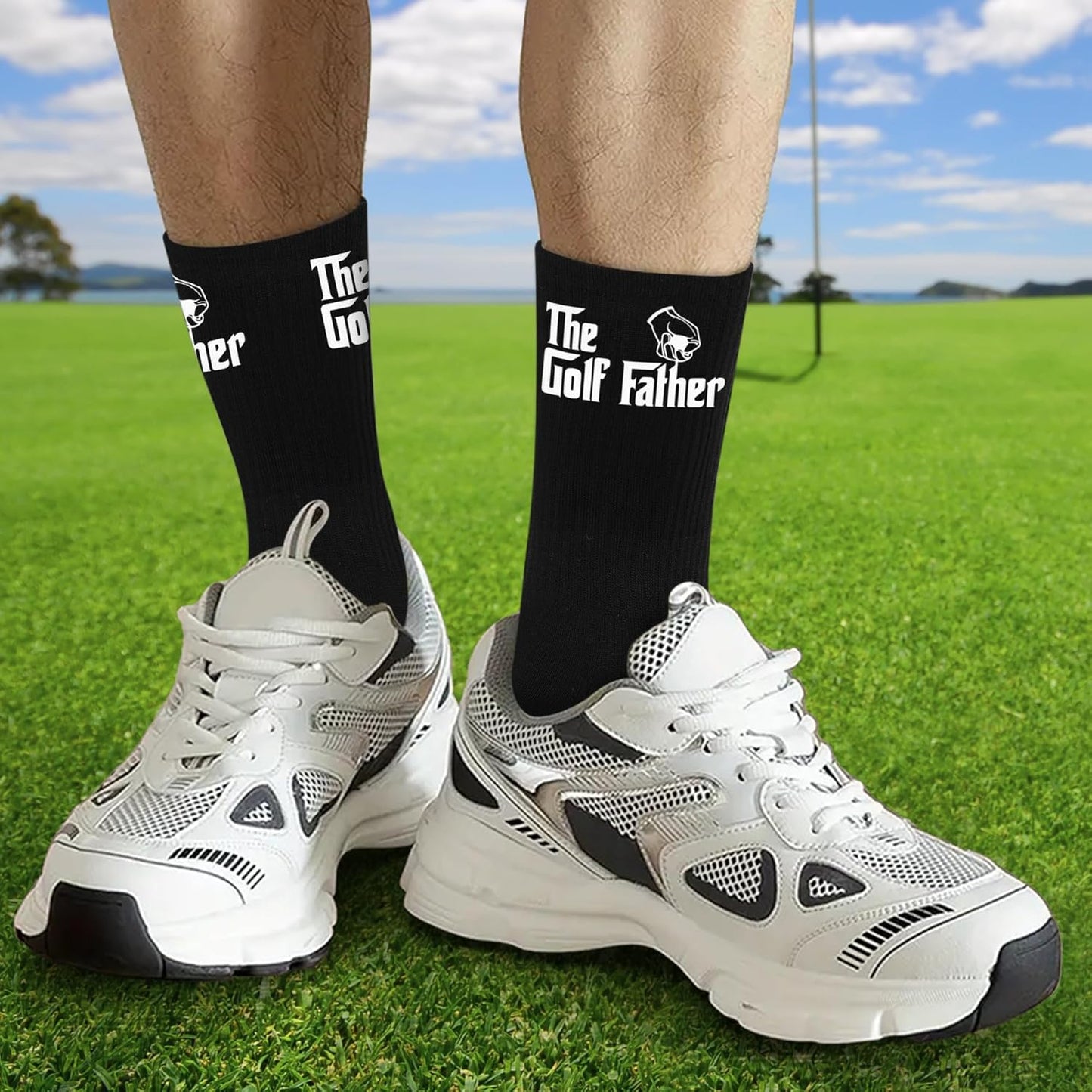 VICRAZY Golf Gifts for Men, Women - Golf Accessories, Golf Socks for Dad, Mom - Funny gift, Christmas Gifts, Stocking Stuffer