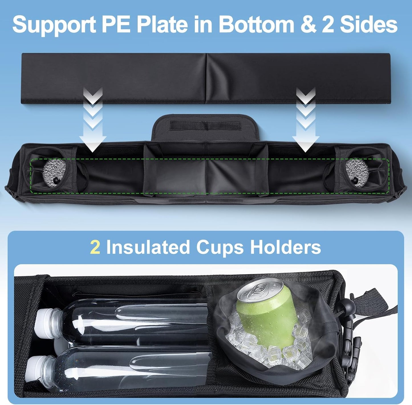 Golf Cart Storage Tray,Golf Cart Storage Basket,Golf Cart Overhead Organizer Bag Golf Cart Ceiling Storage Bag Universal Fit for Club Car Precedent,Tempo, Onward