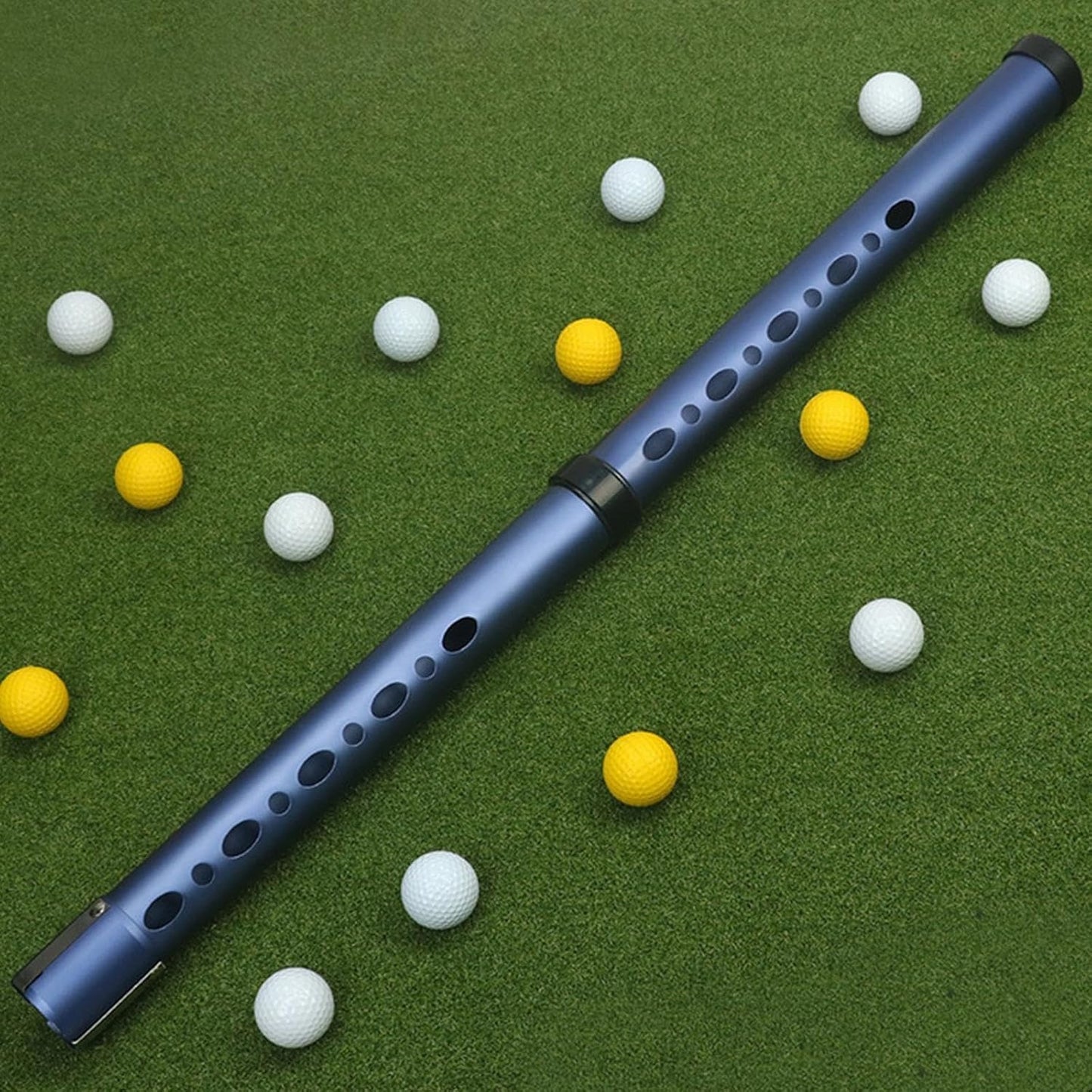 Golf Ball Retriever Shag Tube Golf Ball Picker Upper Tube Convenient Portable Golfing Supplies Lightweight Balls Collector