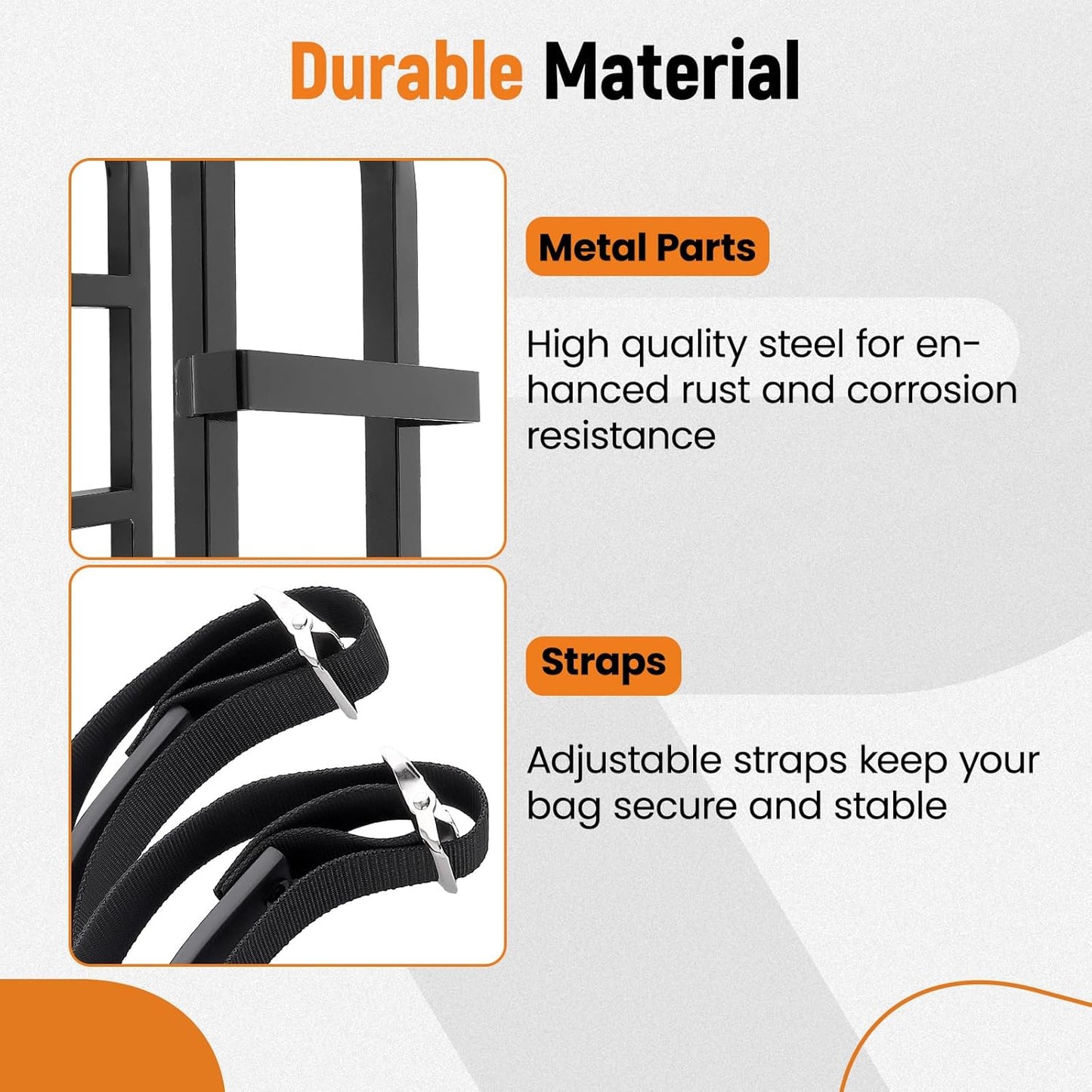 maXpeedingrods Golf Cart Bag Holder Rear Seat Universal for Club Car Yamaha EZGO Models