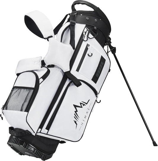 Golf Stand Bag with 7 Way Top Dividers, Lightweight Golf Bags for Men Women with Multiple Pockets, Dual Straps
