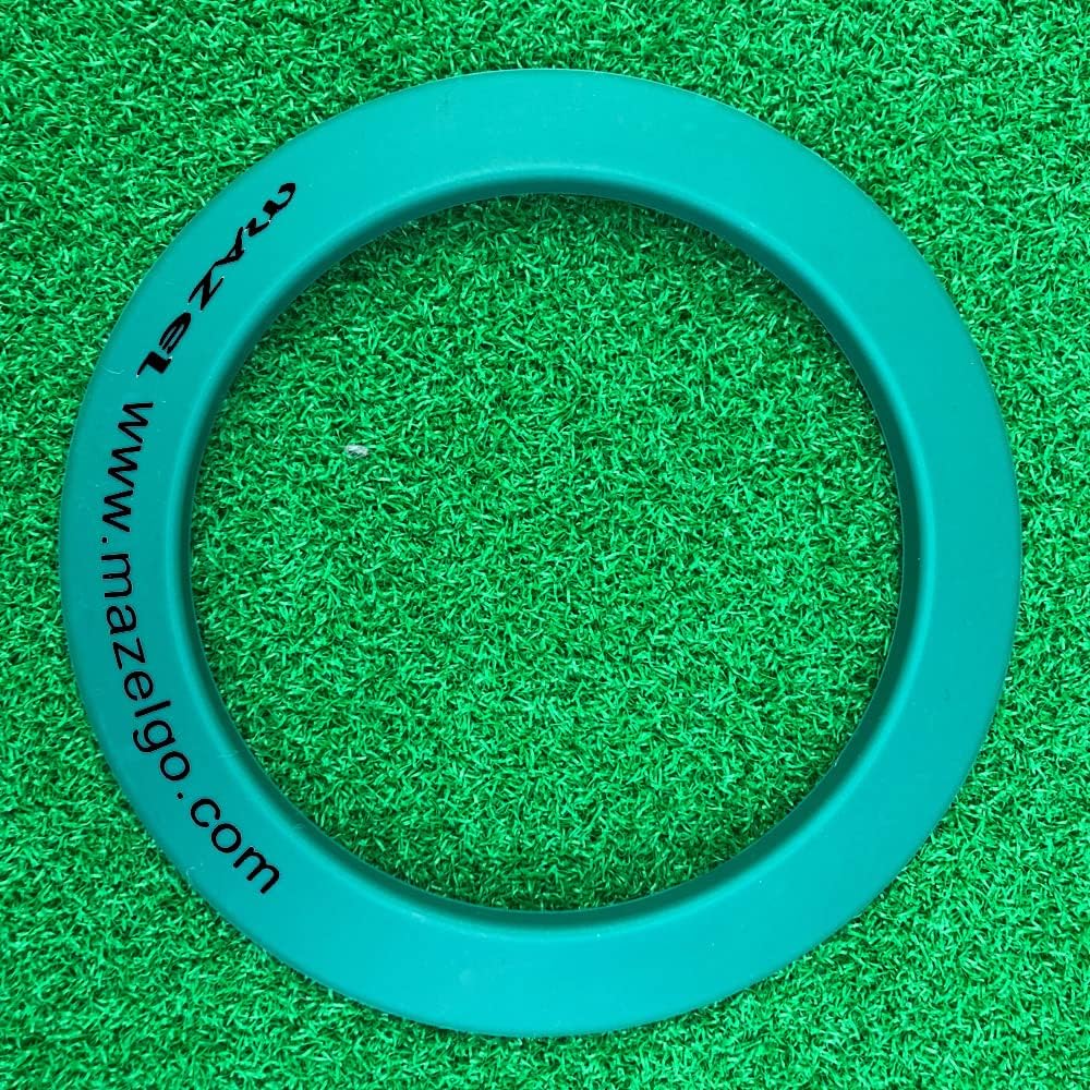 MAZEL Golf Putting Cup/Ring for Training Aid Indoor & Outdoor - All-Direction Practice Hole Putting Accuracy Trainer
