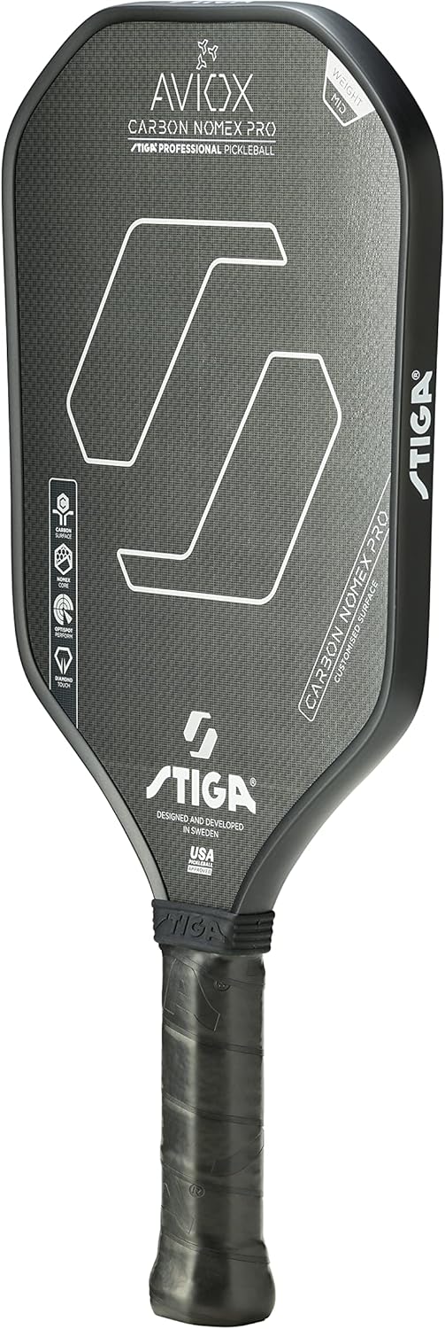 STIGA Aviox Pickleball Paddle | Midweight Paddle - USAPA Approved - Designed in Sweden