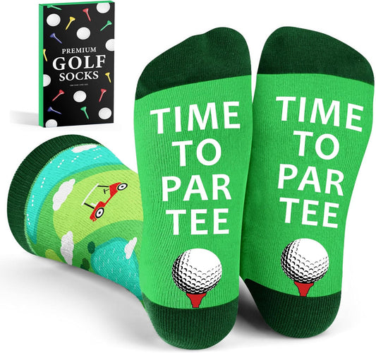 VICRAZY Golf Gifts for Men, Women - Golf Accessories, Golf Socks for Dad, Mom - Funny gift, Christmas Gifts, Stocking Stuffer