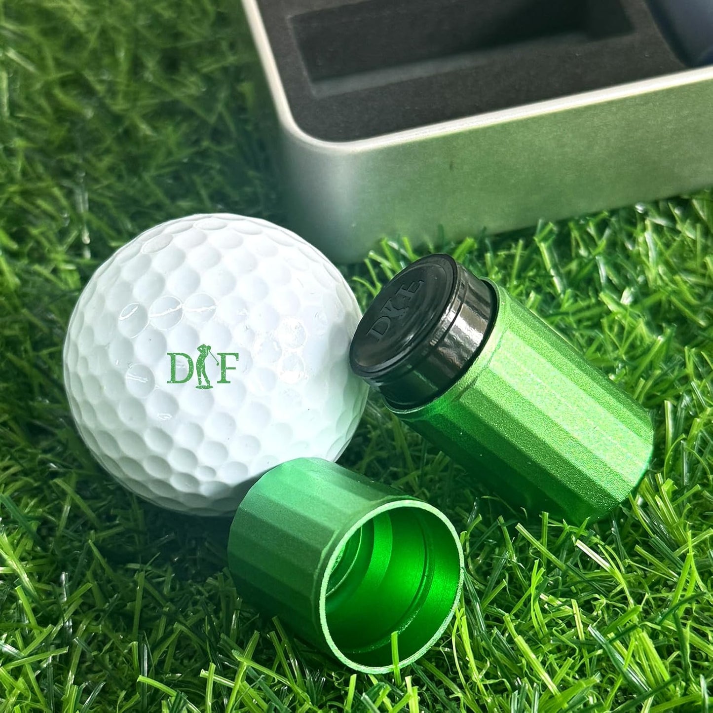 ubjva Golf Ball Stamp Personalized Custom Golf Ball Marker Monogram Golf Accessories for Golfers Dads Husbands