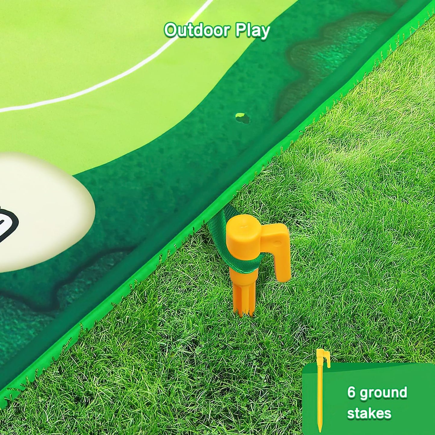 Dollox Golf Chipping Game Set with Hitting Mat – Indoor & Outdoor Practice Kit for Adults & Kids, Family Golf Game with 20 Sticky Balls (No Club)