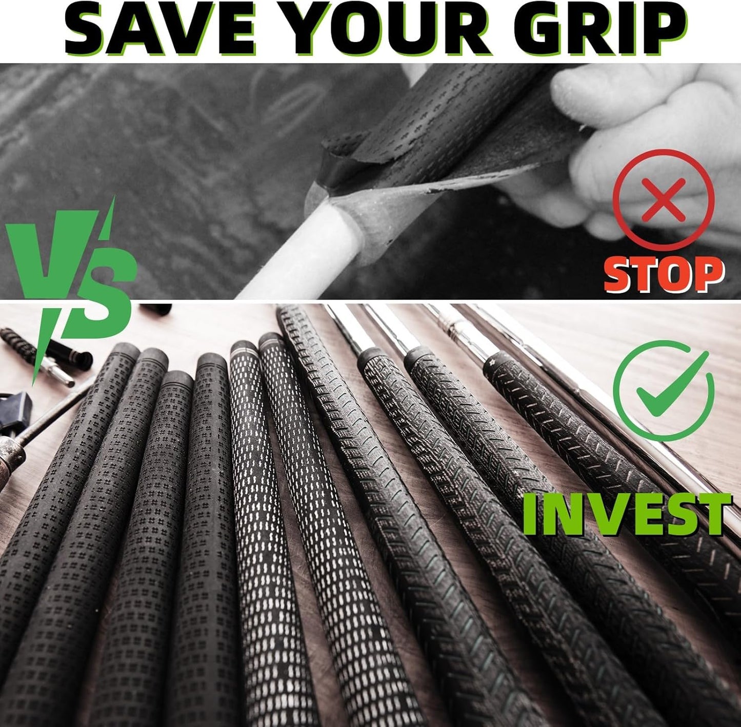 Golf Grip Removal Tool - Black Grip Repair Kits V-Groove Grip Remover Saver for Standard Length Swinging Grips Golf Grip Tool Grip Remover Gripping Tool