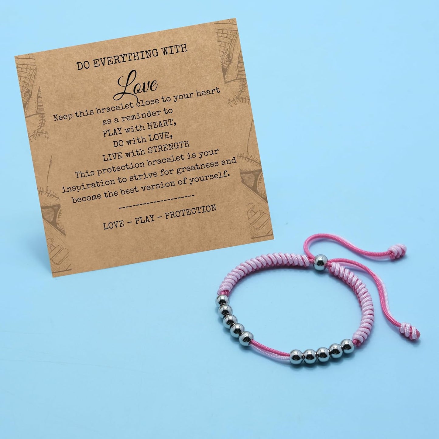 LAMIBEE Golf Stainless Steel 10 Bead Score Counter Bracelet, Golf Stroke Count Bracelet, Resizable Easy to Adjust Golf Round Scoring Tracker, Durable Stylish Golf Accessory