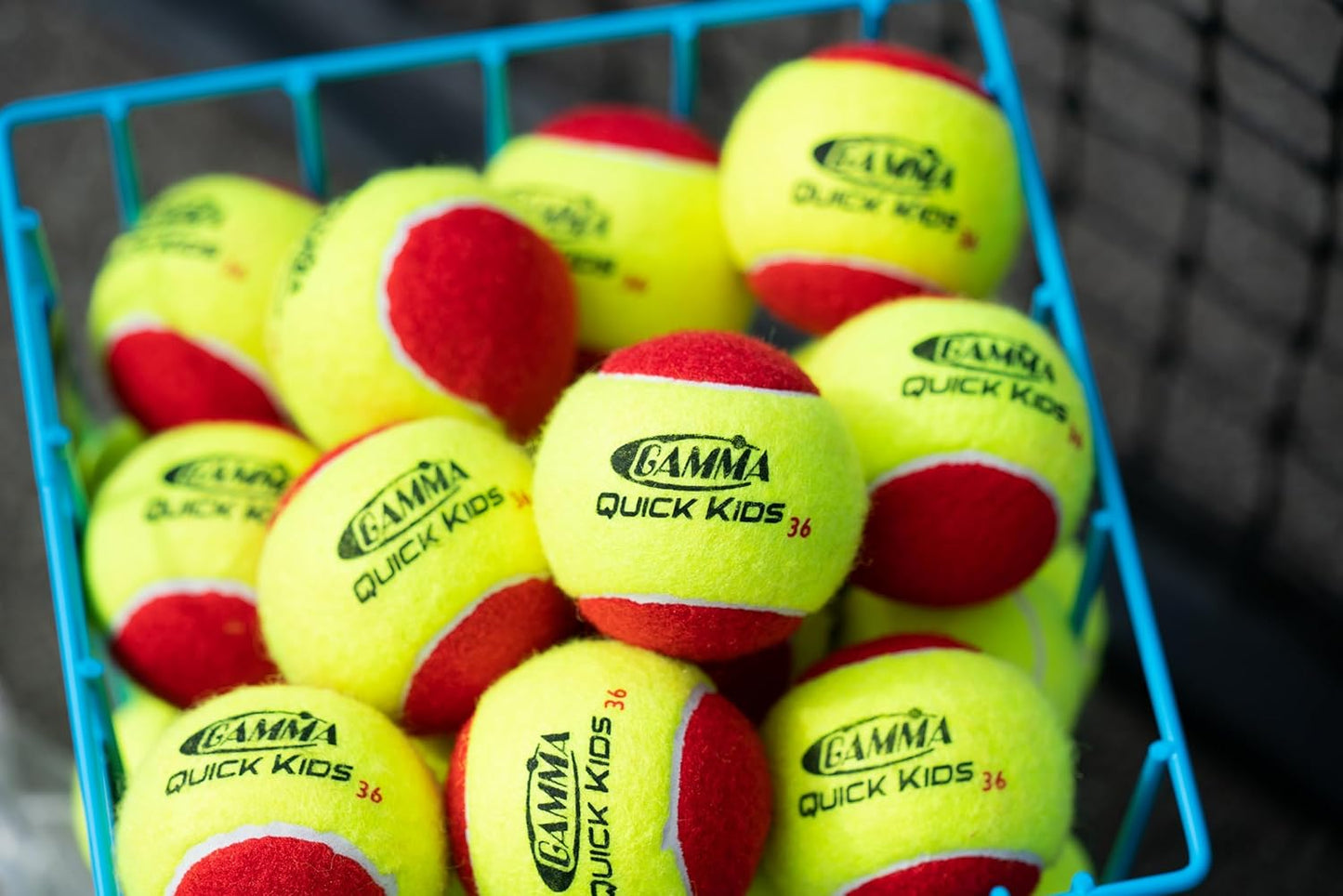 GAMMA Quick Kids 36, 60, & 78 Training Tennis Balls for Kids & Beginners, Low-Compression Core Reduces Speed & Bounce, Great for Tennis Practice, USTA & ITF Approved for Use in 10 & Under Tournaments