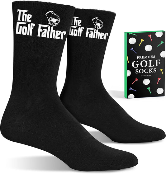 VICRAZY Golf Gifts for Men, Women - Golf Accessories, Golf Socks for Dad, Mom - Funny gift, Christmas Gifts, Stocking Stuffer