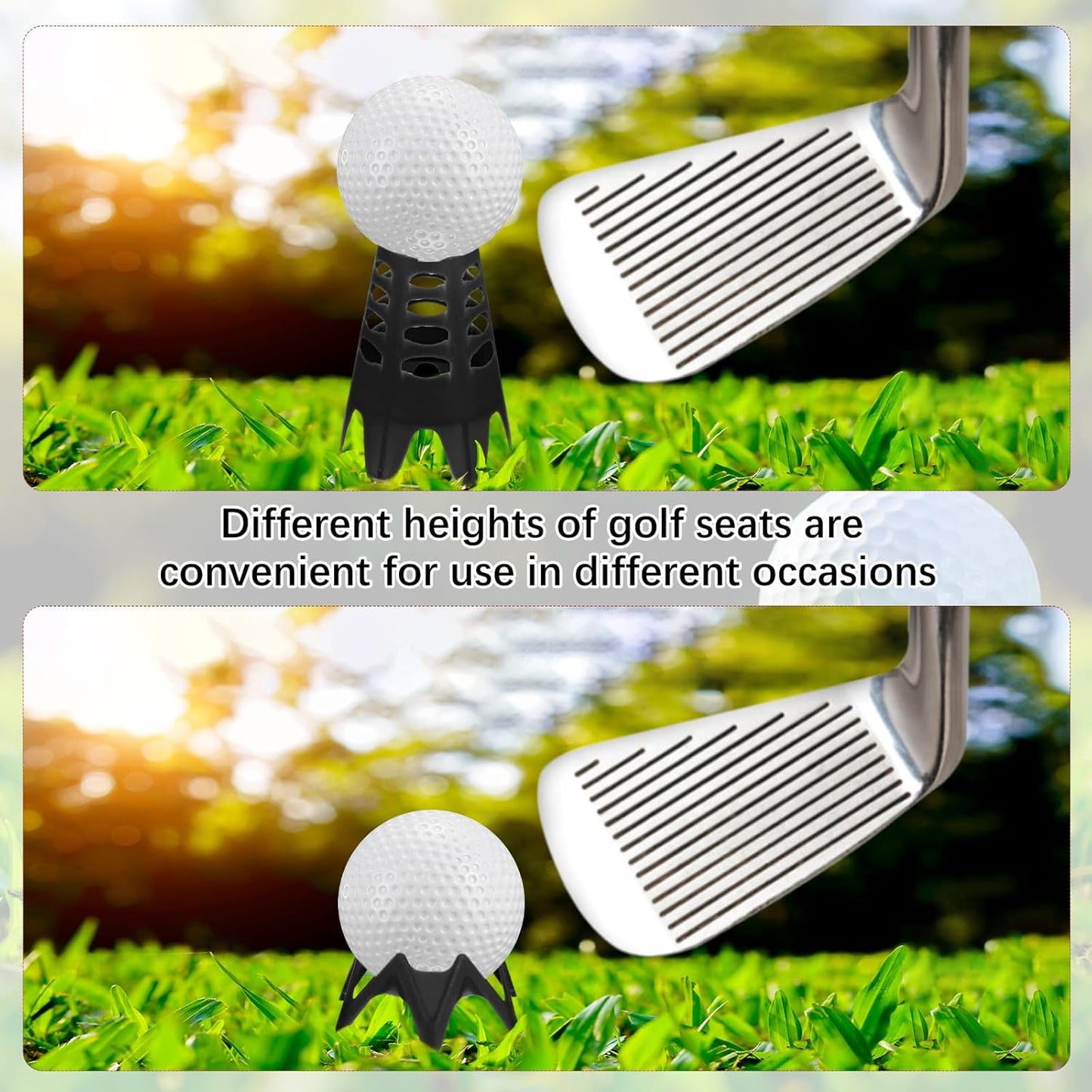 Golf Simulator Tees - Plastic Golf Tees Use for Home & Outdoor & Indoor Driving Range & Winter Turf