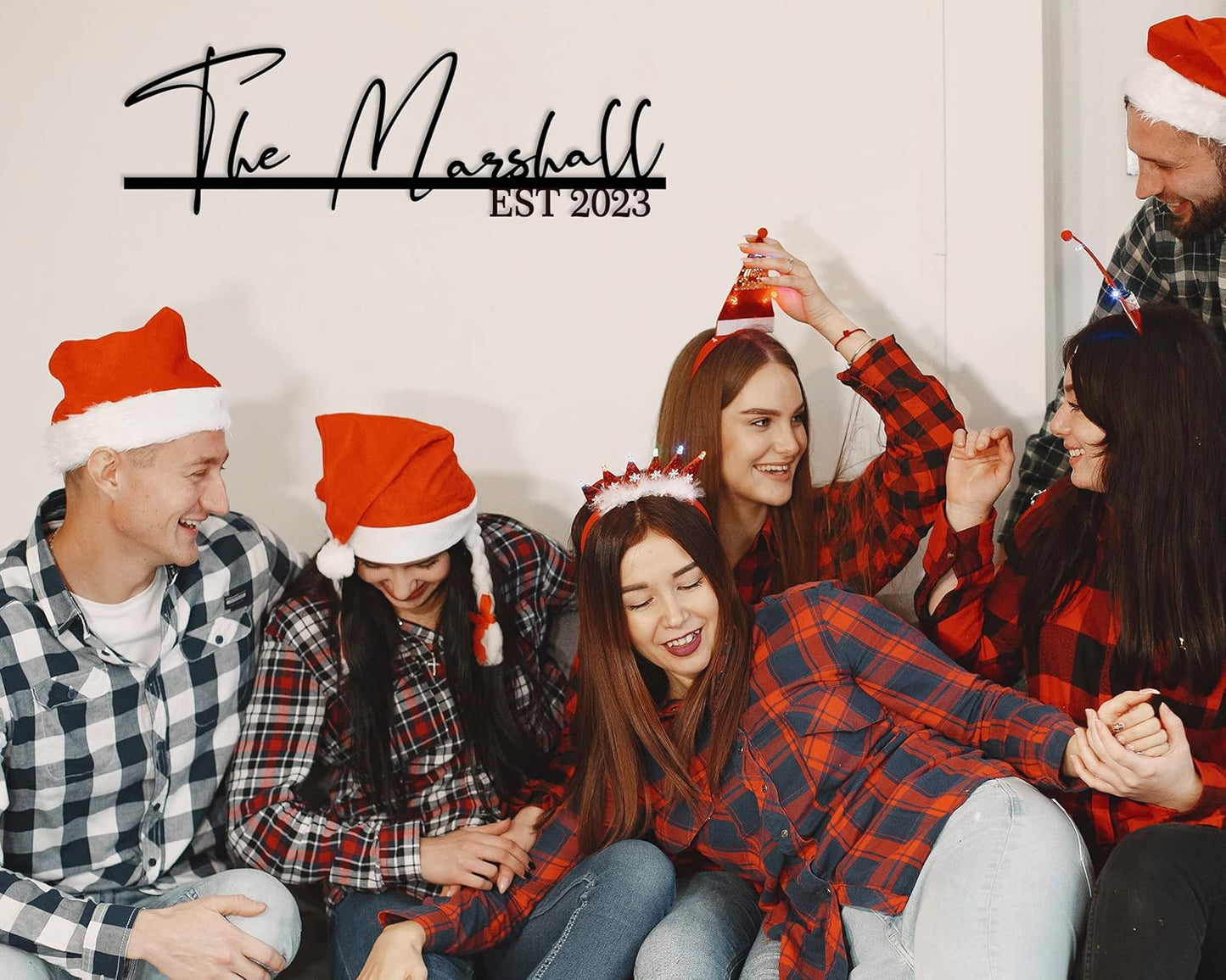 Personalized Family Name Sign, Metal Last Name, Family Established Sign