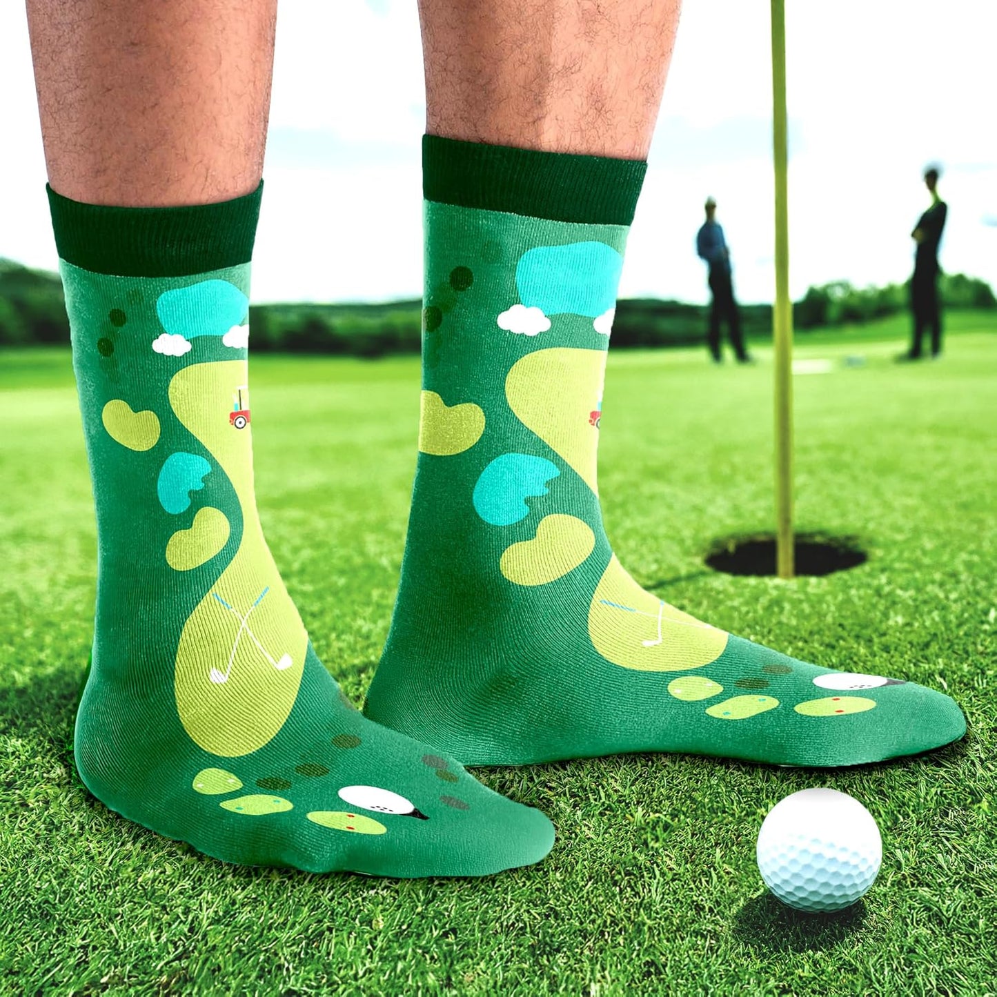 VICRAZY Golf Gifts for Men, Women - Golf Accessories, Golf Socks for Dad, Mom - Funny gift, Christmas Gifts, Stocking Stuffer
