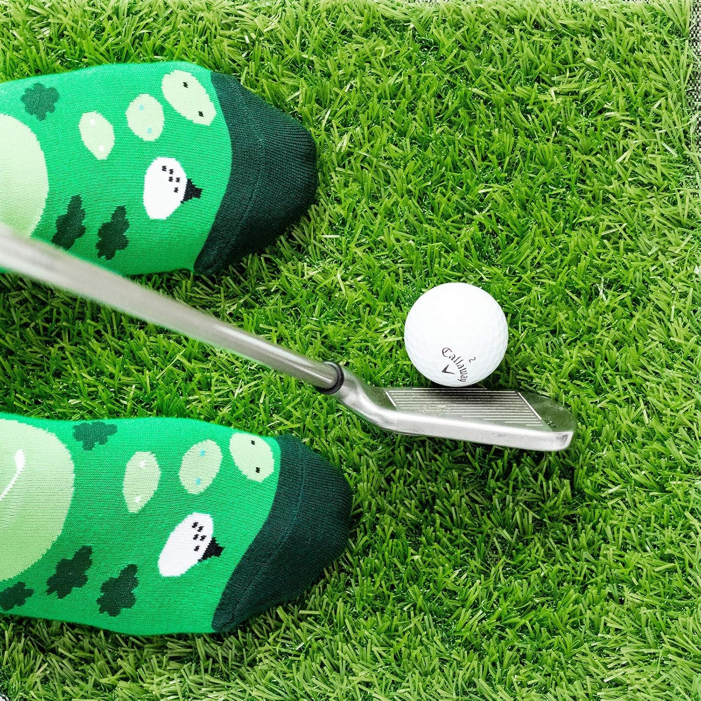 Lavley Funny Golf Socks - Fun gift for golfers - Unisex one size fits most - Great for birthdays or stocking stuffers