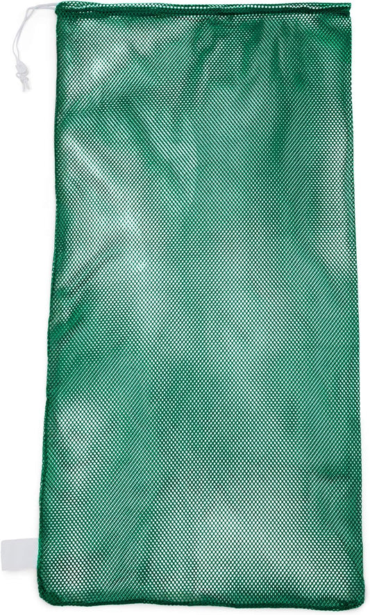 Champion Sports Mesh Equipment Bag – Heavy-Duty Nylon Drawstring Bag with Lock & ID Tag, Breathable Storage Sack for Balls, Swim Gear, Laundry & Toys, Multiple Sizes & Colors