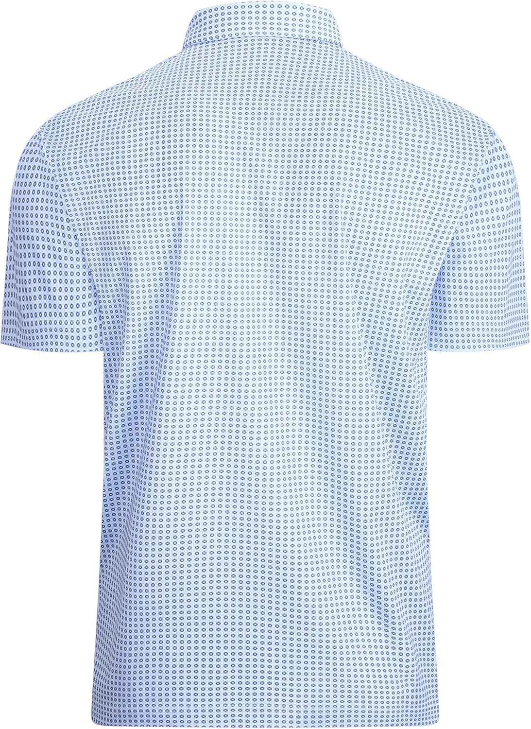 Alex Vando Mens Golf Shirt Moisture Wicking Classic Print Golf Shirts for Men