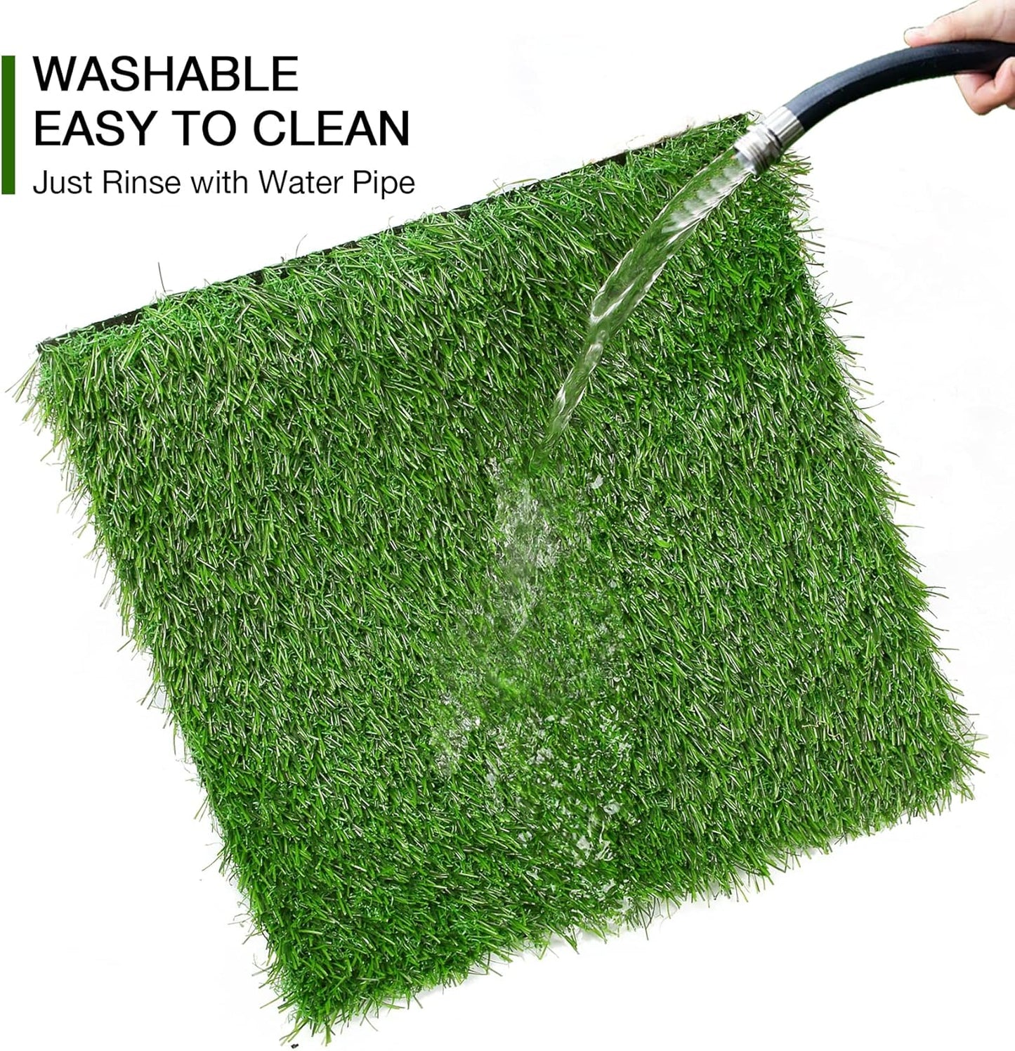 XLX TURF 12"X12" Artificial Grass Table Placemats 4 Pack, Green Fake Turf Square Decor Golf Theme Party, Birthday, Baby Shower, Wedding, Holiday