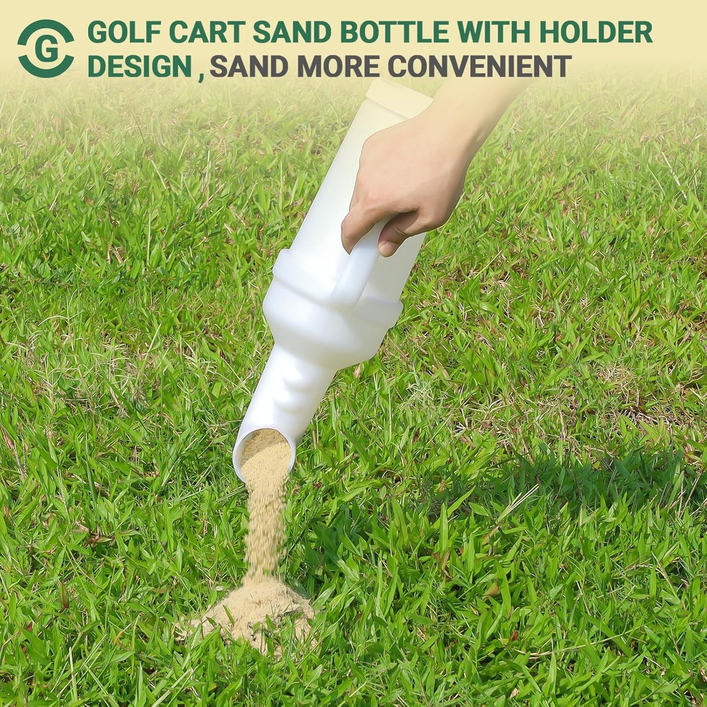 Universal Golf Cart Sand Bottle,Divots Filler Sand Bottle for Club Car,EZGO,Yamaha Model（1set /2set）