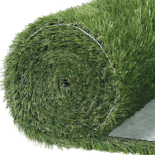 Artificial Grass Turf Rug 3.3 x 15 FT - Realistic Fake Grass Outdoor Carpet with Drainage, 1.2” High Synthetic Lawn Mat for Patio, Balcony, Garden, Pet-Friendly Indoor/Outdoor Use