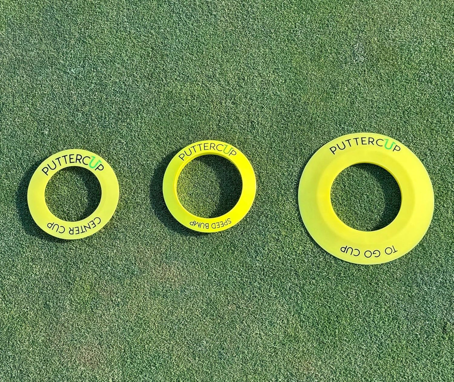 Sports Unlimited PUTTERCUP Golf Hole Putting Cup, The Pressure Putt Pack, Golf Hole Cup Ring for Use on Carpet, Indoor/Outdoor Practice Putting Training Aid