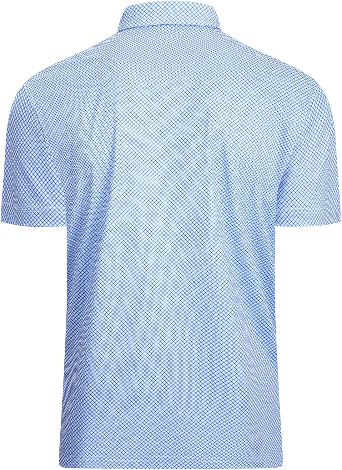 Alex Vando Mens Golf Shirt Moisture Wicking Classic Print Golf Shirts for Men