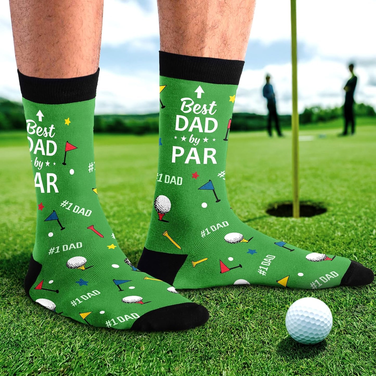 VICRAZY Golf Gifts for Men, Women - Golf Accessories, Golf Socks for Dad, Mom - Funny gift, Christmas Gifts, Stocking Stuffer