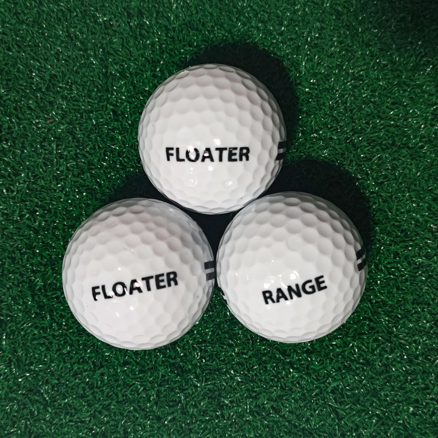 ProFloater Premium Floating Golf Balls - Waterproof Golf Practice Balls for Lakes/Pools/Backyard Driving | Non-Sink Surlyn Material, High Visibility Design (12 Pack)