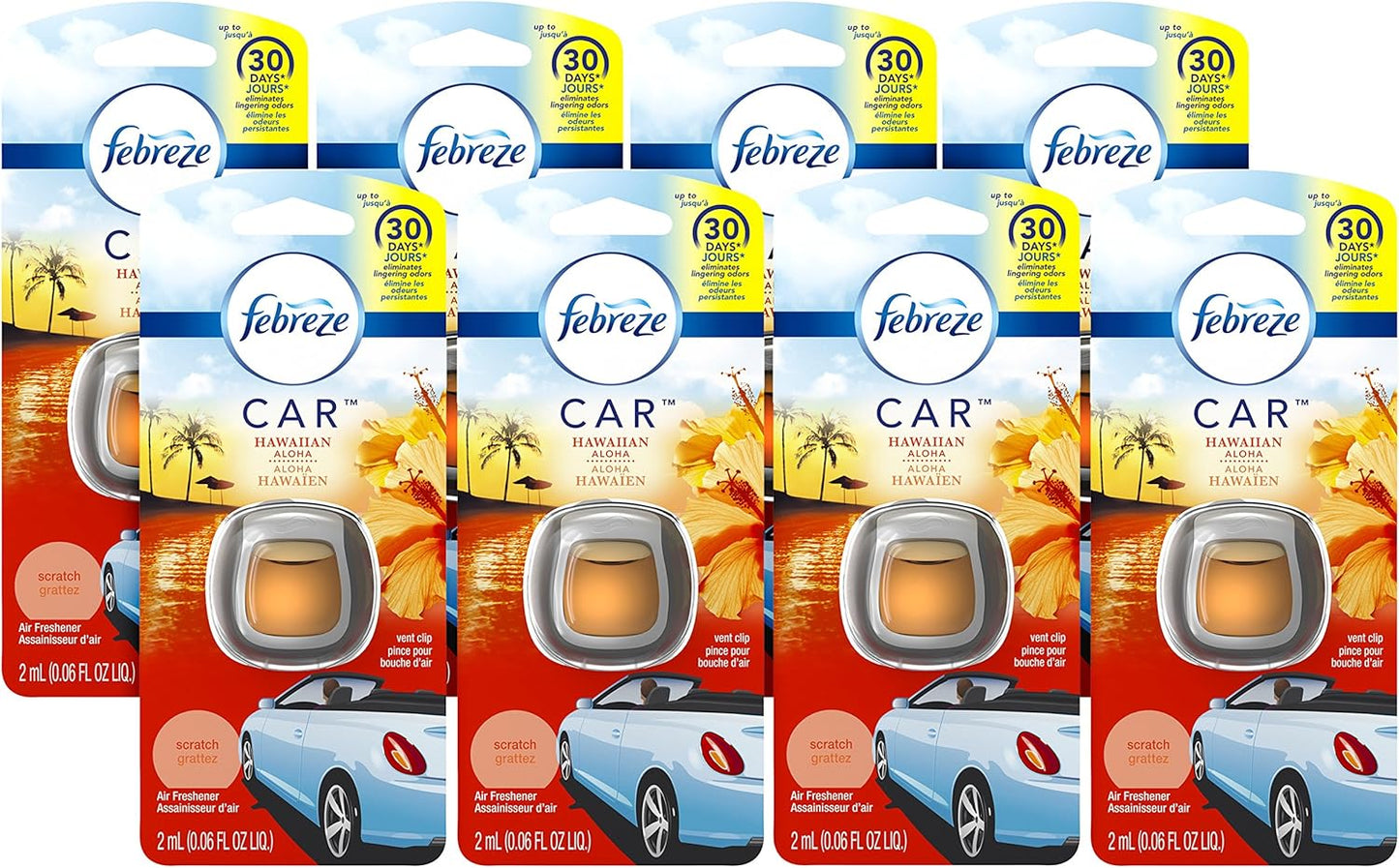 Febreze Car (8 Ct, .06 Fl Oz)