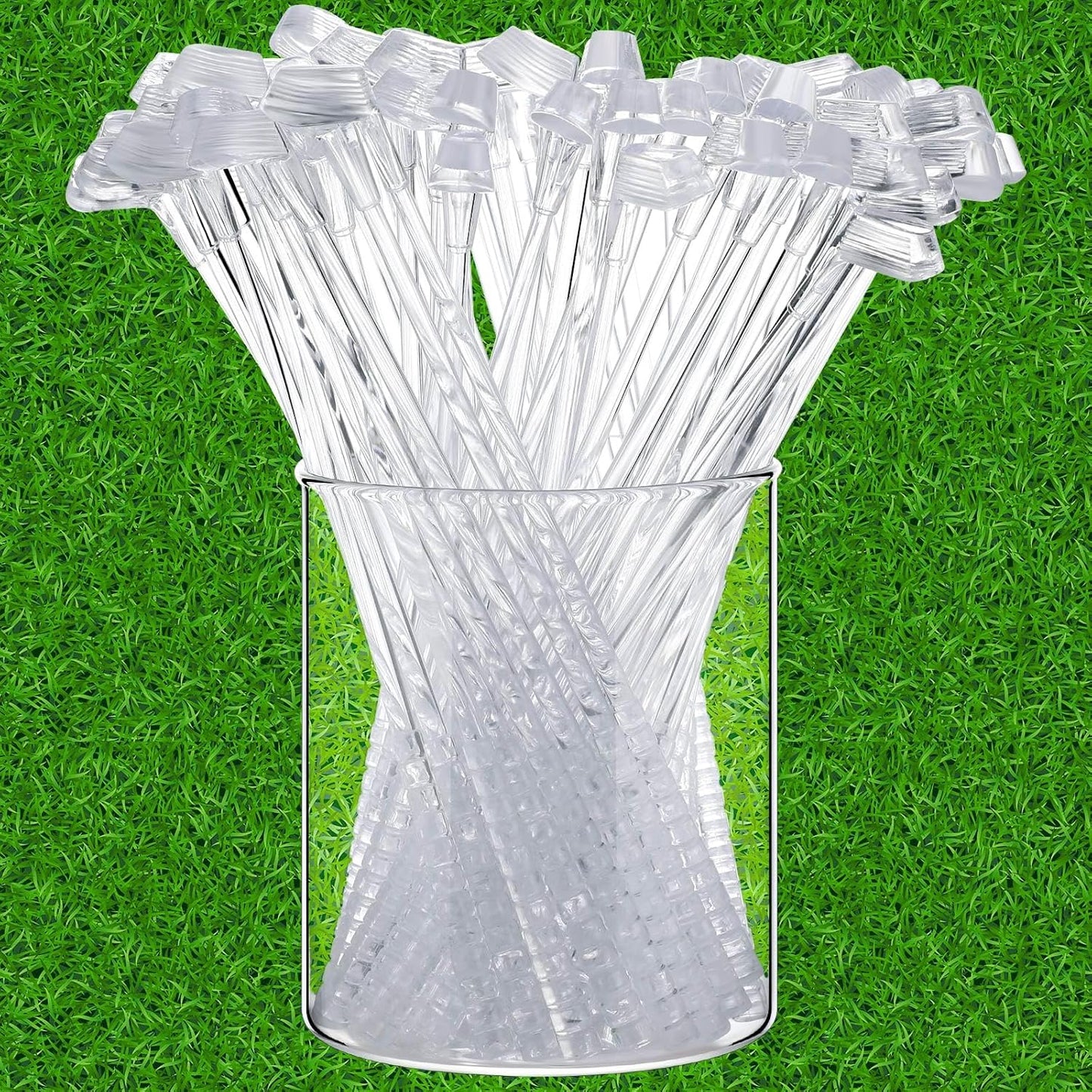 Roshtia 100 Pcs Golf Club Swizzle Stir Sticks Plastic Drink Stirrers Swizzle Sticks for Cocktails Coffee Liquor Cake Pops Golfing Club Gifts Golf Party Favors Decorations