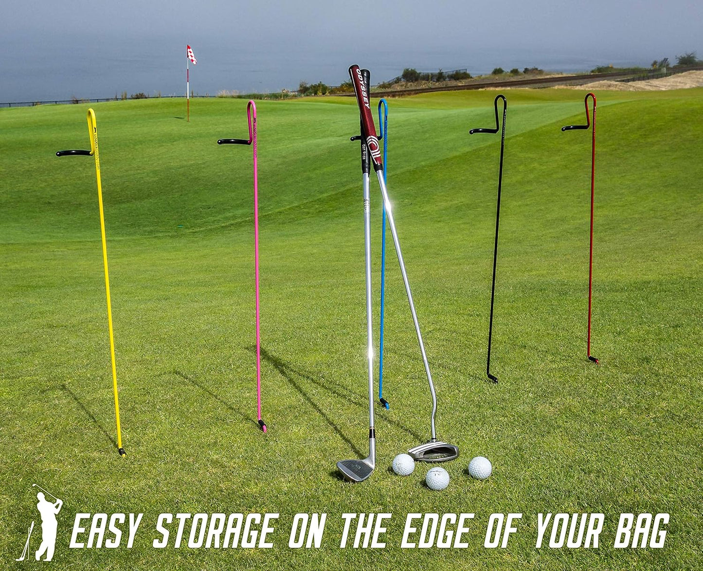 Say Goodbye To Wet And Dirty Grips Clutter And Bending. The StepKick Caddy Is The Ultimate On-Course Companion For Golfers Who Demand Convenience Organization And Performance